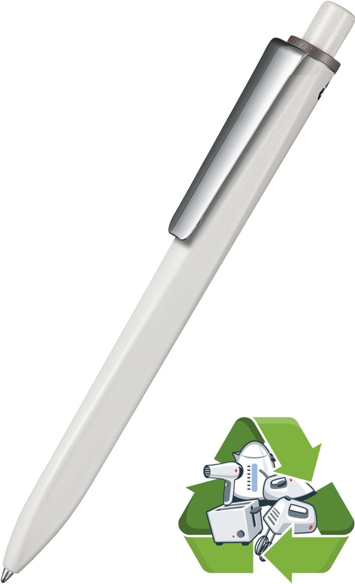 Ritter Pen Kugelschreiber Ridge Recycled Soft M 99803 grau + sienna 0429