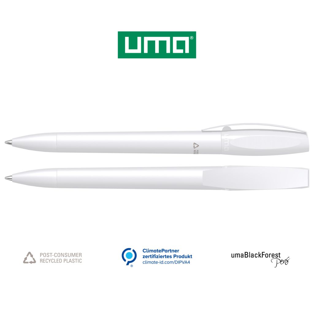 UMA Recycling Kugelschreiber CHILL C RECY 1-0043 Weiß