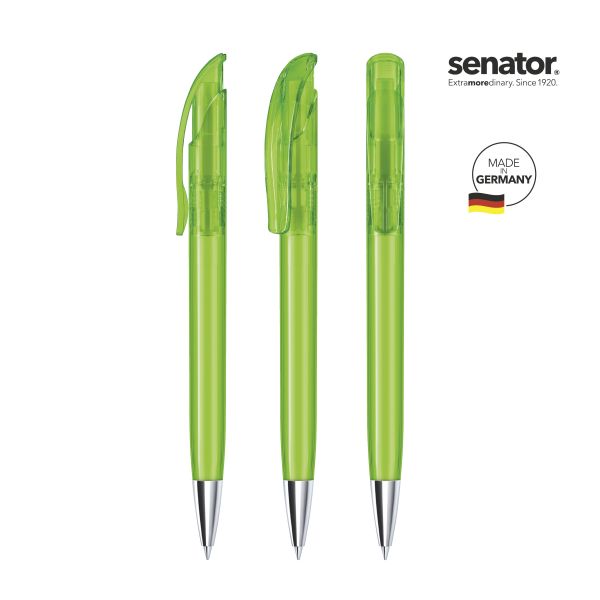 2925_Challenger_clear_MT_376_5_P_SENATOR_Kugelschreiber SENATOR Kugelschreiber CHALLENGER Clear MT 2925 Pantone 376 Grün