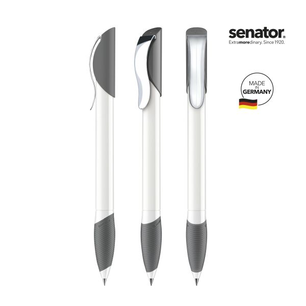 SENATOR Kugelschreiber HATTRIX Clear SG MC 2419 Cool Gray 9