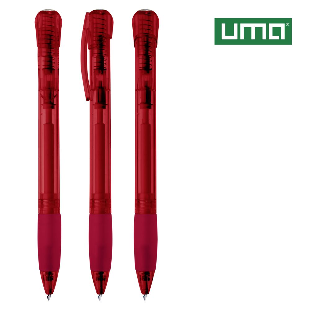 UMA Kugelschreiber FANTASY transparent 0-0011 Rot
