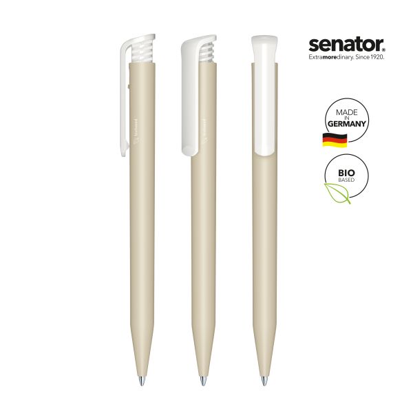 SENATOR Bio Kugelschreiber SUPER HIT 3300 matt Grau Pantone 3