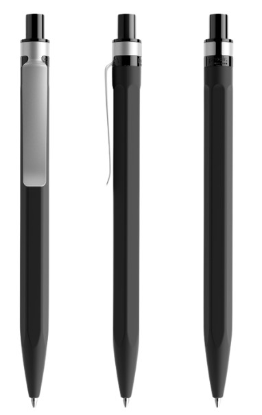 QS50 prodir Kugelschreiber PRS Metall-Clip R75 black