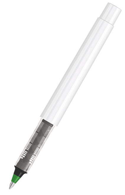 UMA Rollerball RECYCLED PET PEN PRO R weiß 0-2252 Mittelgrün