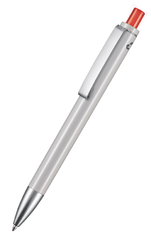 97600_1425_3609_EXOS_RECYCLED_RITTER-PEN_Kugelschreiber Ritter Pen Kugelschreiber EXOS RECYCLED 97600 Grau-Feuer-Rot 1425-3609