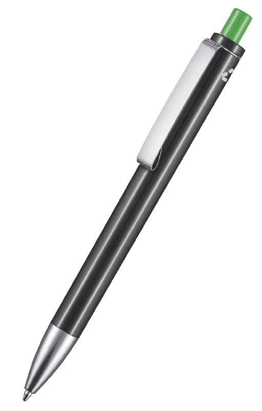 97600_1525_4076_EXOS_RECYCLED_RITTER-PEN_Kugelschreiber Ritter Pen Kugelschreiber EXOS RECYCLED 97600 Schwarz-Apfel-Grün 1525-4076