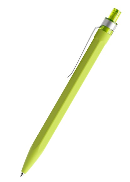 QS50 prodir Kugelschreiber PRS Metall-Clip R66 yellow-green