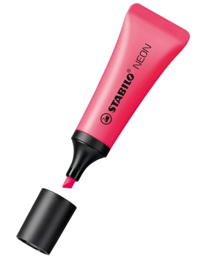 STABILO NEON Textmarker Pink