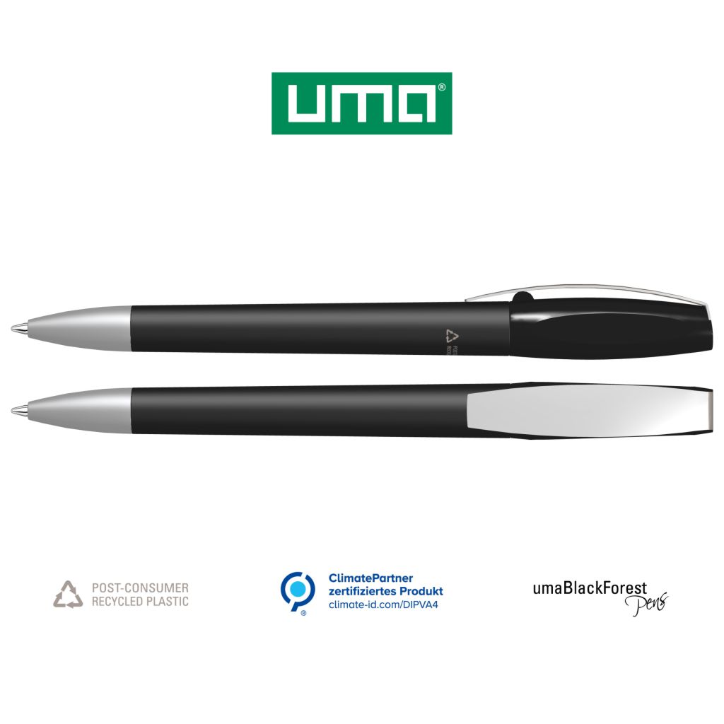 UMA Recycling Kugelschreiber CHILL C SI RECY 1-0043 Schwarz