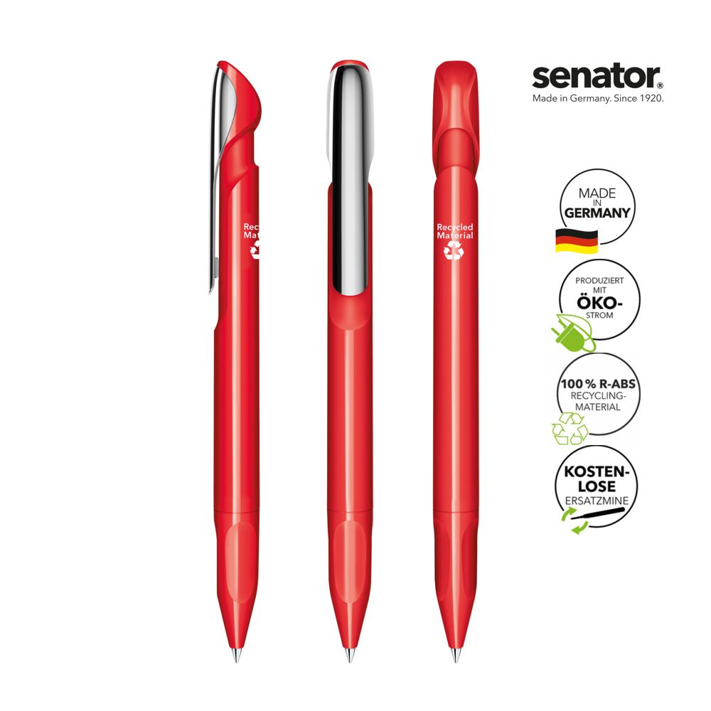 SENATOR Kugelschreiber EVOXX POLISHED RECYCLED MC 3277 - Rot