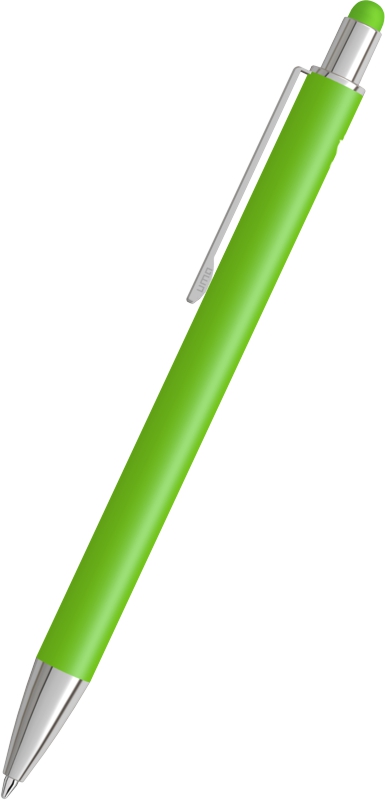 UMA Metall Kugelschreiber Touchpen GROOVE RECY TO 0-9530 hellgrün