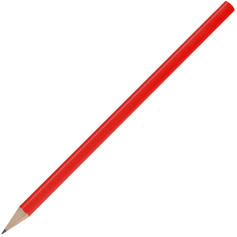 Reidinger lackierter Bleistift 175 mm lang 7060 - hellrot