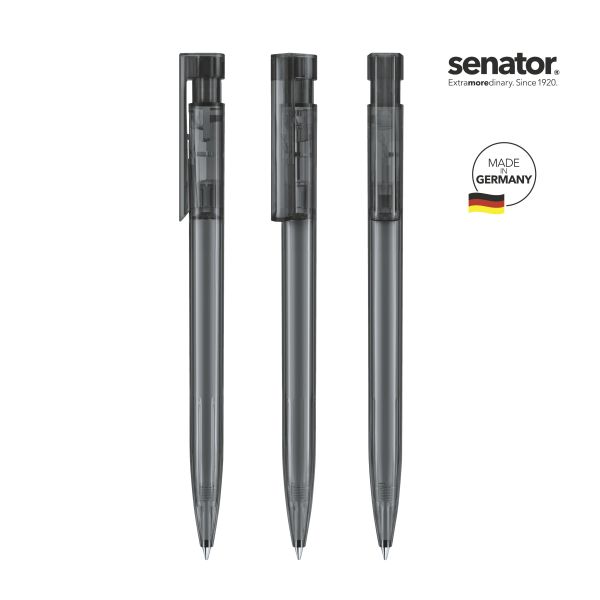 SENATOR Kugelschreiber LIBERTY Clear 2983 Pantone 445 Grau