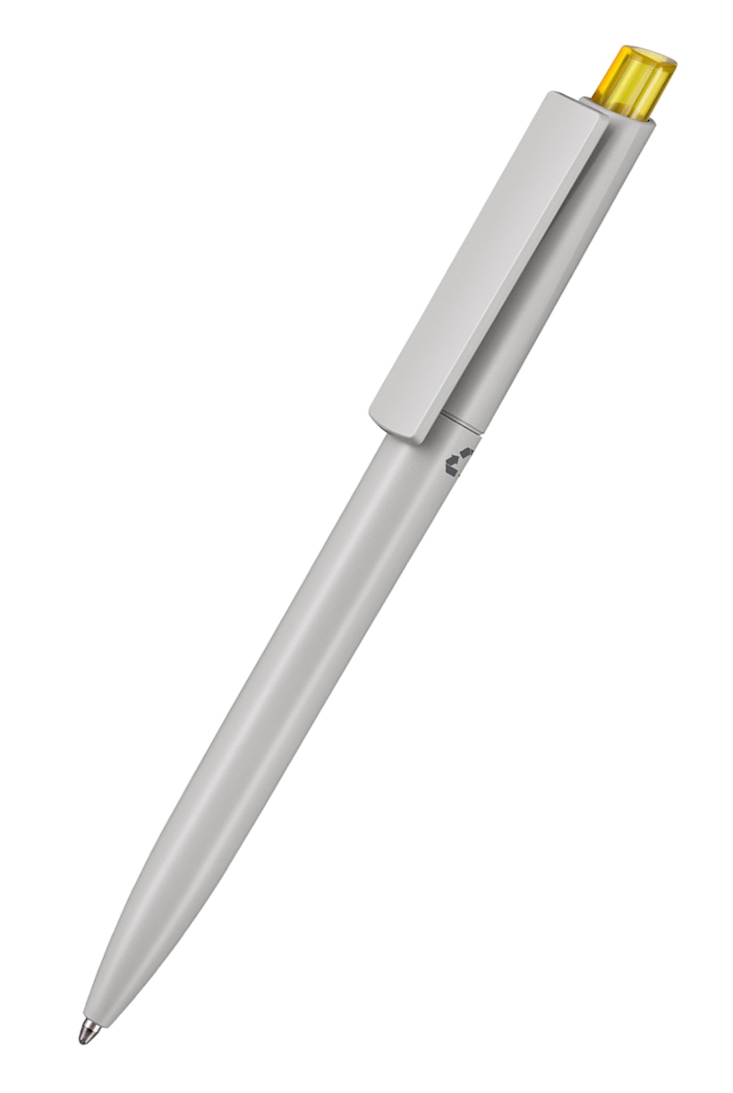 Ritter Pen Kugelschreiber Crest Recycled 95900 Grau-Ananas-Gelb 1425-3210