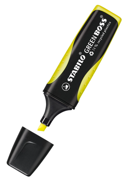 STABILO GREEN BOSS Textmarker Gelb