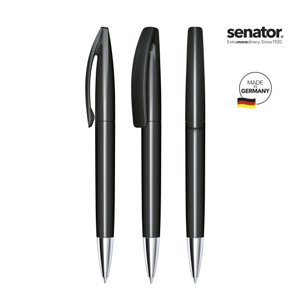 SENATOR Kugelschreiber BRIDGE Polished MT 3252 Schwarz