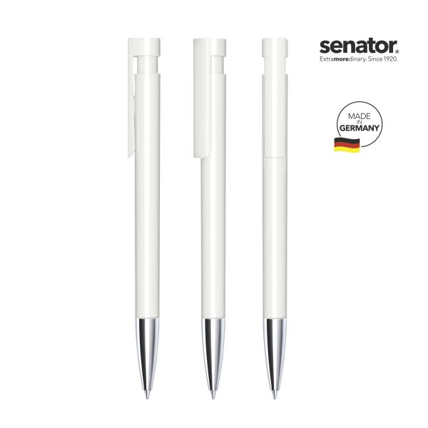 SENATOR Kugelschreiber LIBERTY Polished MTT 2986 Weiß