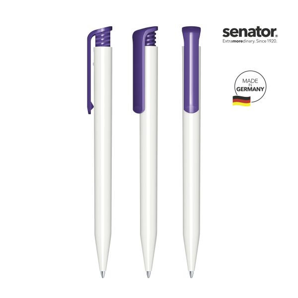 2955_Super_Hit_polished_basic_267_5_P_SENATOR_Kugelschreiber SENATOR Kugelschreiber SUPER HIT Polished Basic 2955 Pantone 267 Violett
