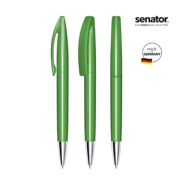 SENATOR Kugelschreiber BRIDGE Polished MT 3252 Pantone 347 Grün