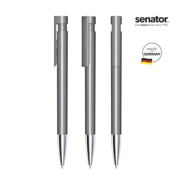 SENATOR Kugelschreiber LIBERTY Polished MTT 2986 Cool Gray 9