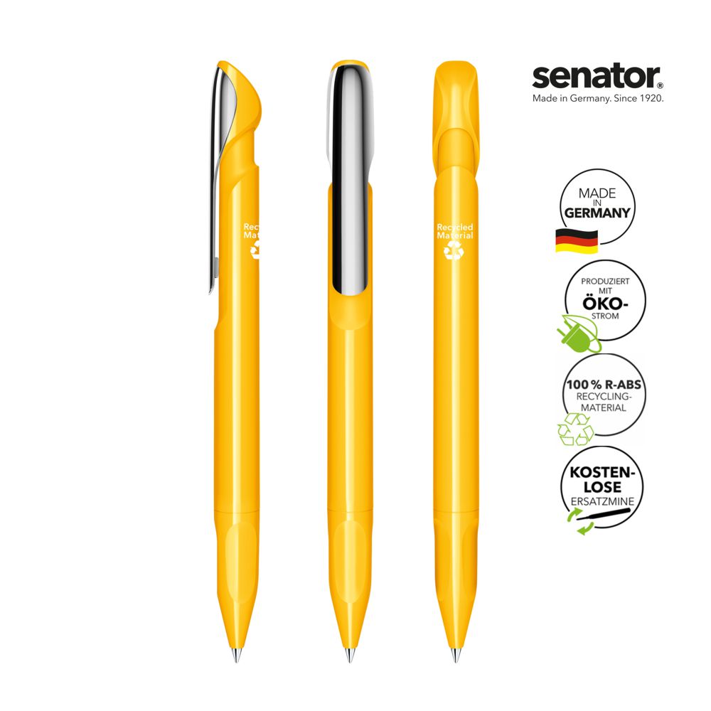 SENATOR Kugelschreiber EVOXX POLISHED RECYCLED MC 3277 - Gelb