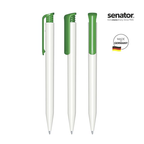 2955_Super_Hit_polished_basic_347_5_P_SENATOR_Kugelschreiber SENATOR Kugelschreiber SUPER HIT Polished Basic 2955 Pantone 347 Grün