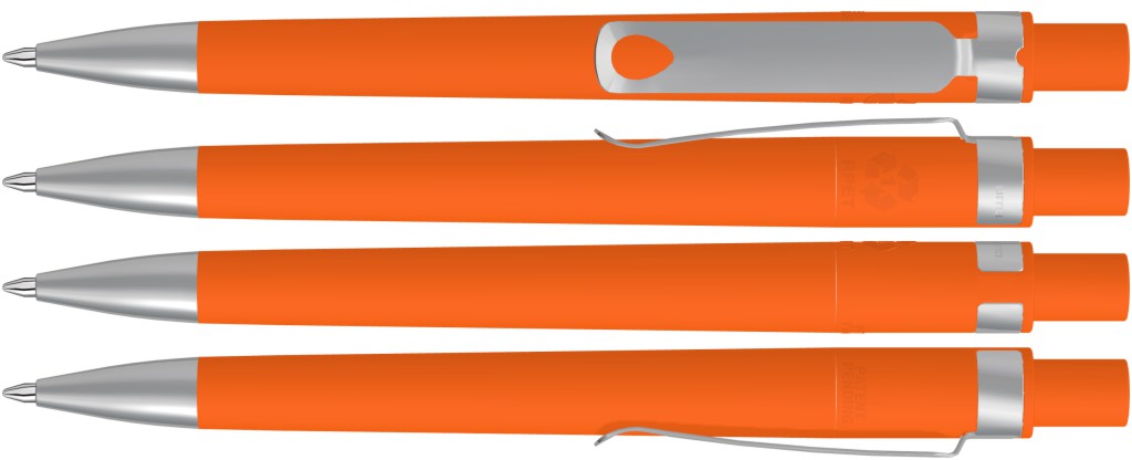 UMA Kugelschreiber RECYCLED PET PEN CORE SI GUM 0-2350 orange