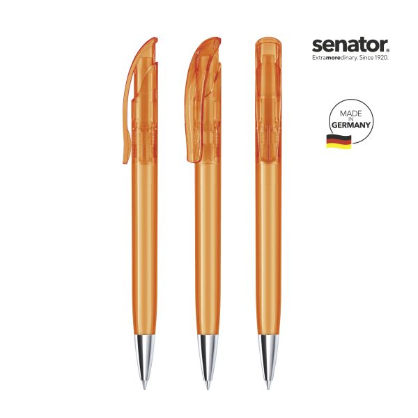 SENATOR Kugelschreiber CHALLENGER Clear MT 2925 Pantone 151 Orange
