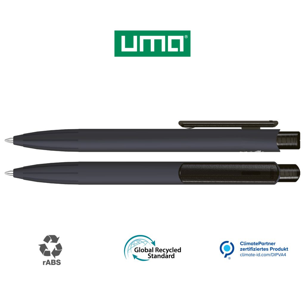 UMA Kugelschreiber ALIGN K frozen GUM RECY 0-0540 schwarz