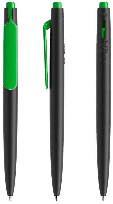 DS11_PMP_Prodir-Kugelschreiber_black-cover-greenLZLJVSHTgb6EO DS11 prodir Kugelschreiber PMP M75 schwarz-green