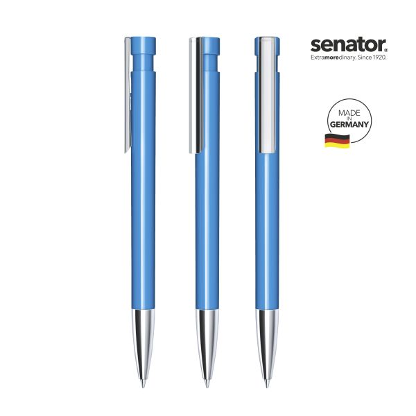 SENATOR Kugelschreiber LIBERTY Polished MTT MC 2917 Cyan