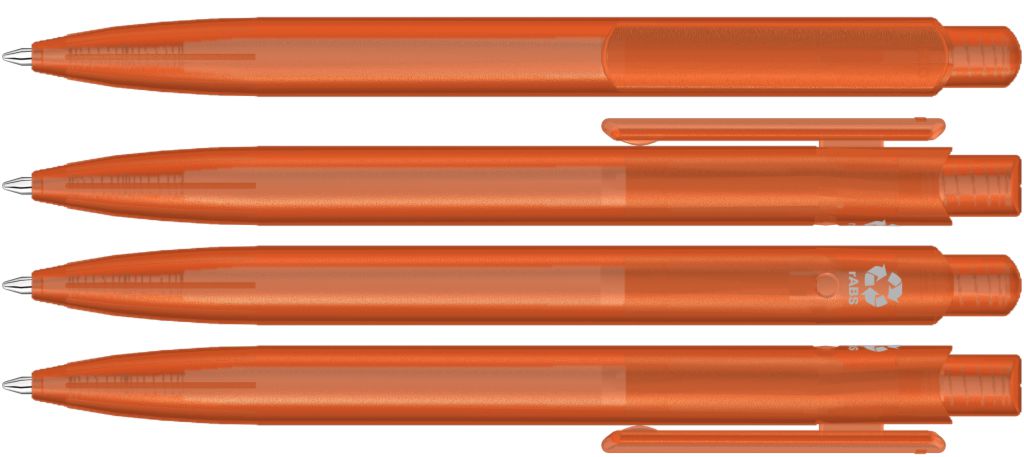 UMA Kugelschreiber STAGE frozen RECY 0-0550 orange