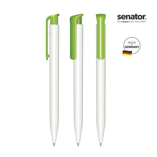 2955_Super_Hit_polished_basic_376_5_P_SENATOR_Kugelschreiber SENATOR Kugelschreiber SUPER HIT Polished Basic 2955 Pantone 376 Grün