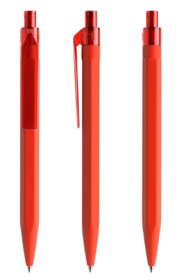 QS50 prodir Kugelschreiber PRT Flat-Clip R20 red
