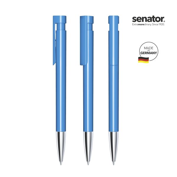 SENATOR Kugelschreiber LIBERTY Polished MTT 2986 Cyan