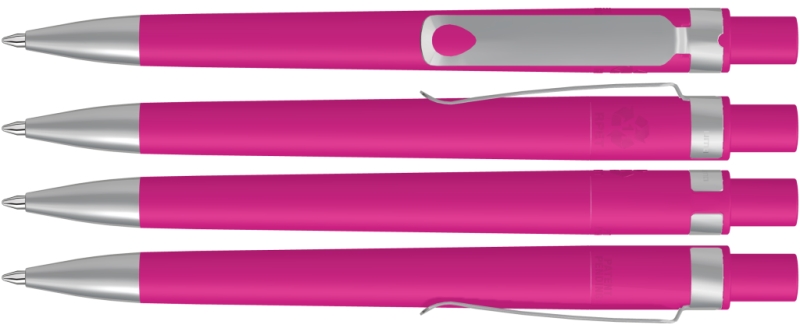 UMA Kugelschreiber RECYCLED PET PEN CORE F SI 0-2350 magenta