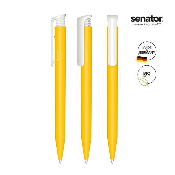 SENATOR Bio Kugelschreiber SUPER HIT 3300 matt Gelb Pantone 7408