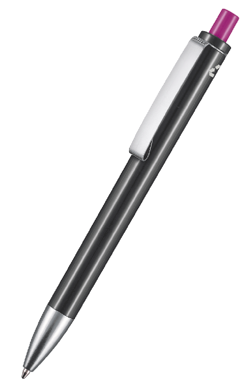 97600_1525_0810_EXOS_RECYCLED_RITTER-PEN_Kugelschreiber Ritter Pen Kugelschreiber EXOS RECYCLED 97600 Schwarz-Fuchsia 1525-0810