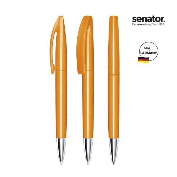SENATOR Kugelschreiber BRIDGE Polished MT 3252 Pantone 151 Orange