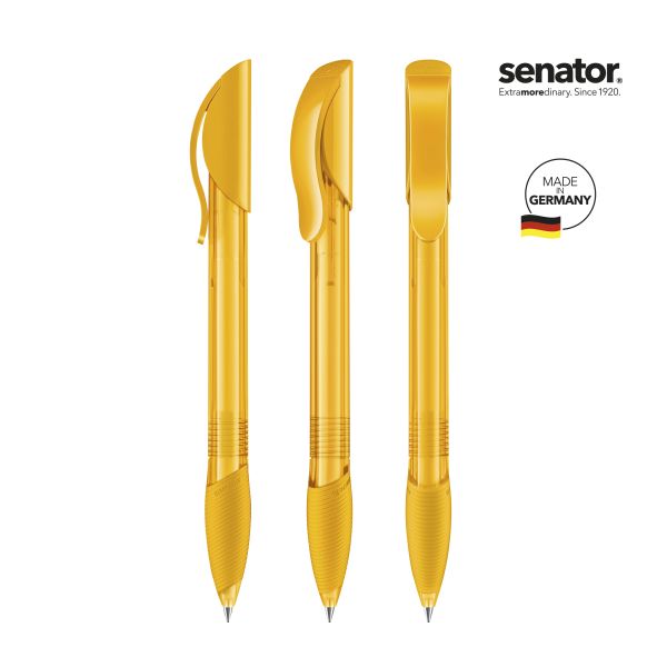 SENATOR Kugelschreiber HATTRIX Clear SG 2339 Pantone 7408 Gelb