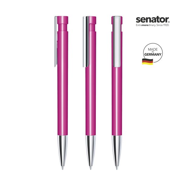 SENATOR Kugelschreiber LIBERTY Polished MTT MC 2917 Rhodamine Red