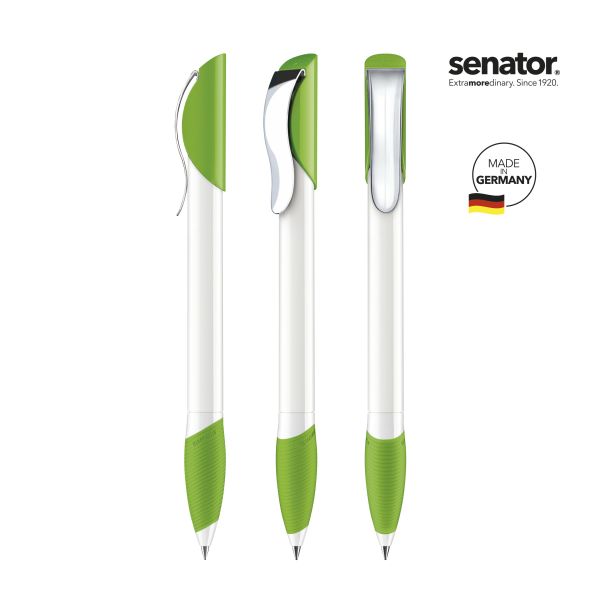 SENATOR Kugelschreiber HATTRIX Polished Basic SG MC 3201 Pantone 376 Grün