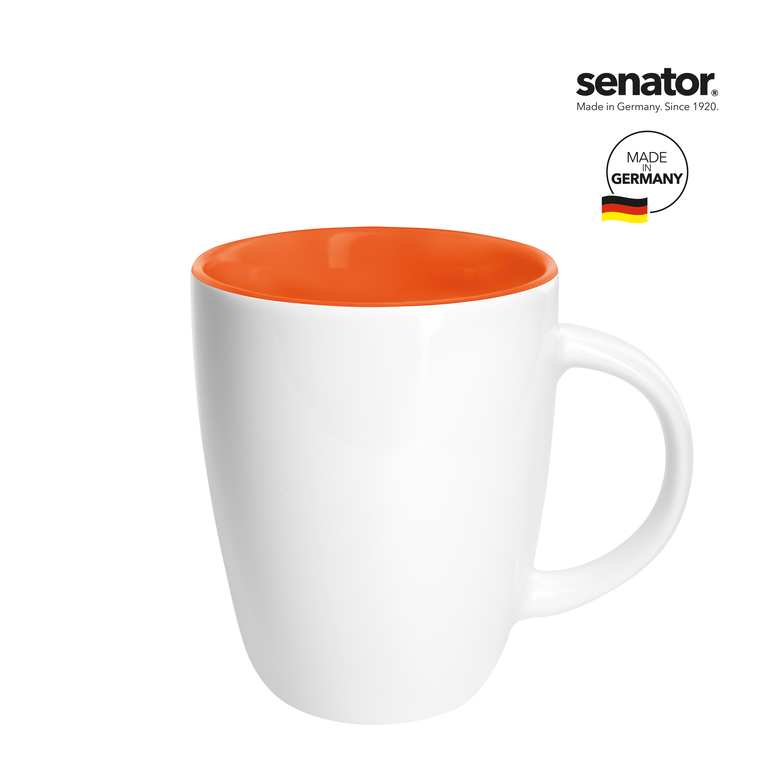 ELITE INSIDE SENATOR Kaffeetasse Orange inkl. 1C-Druck