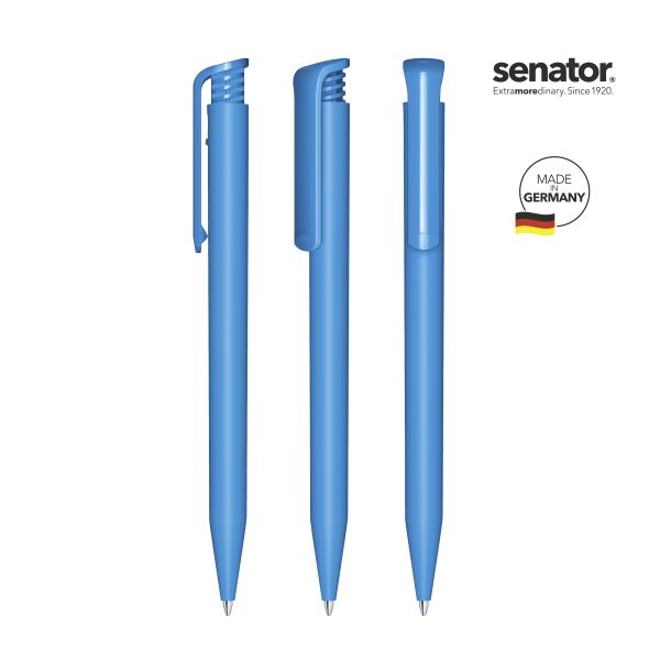 2904_Super_Hit_matt_Cyan_5_P_SENATOR_Kugelschreiber SENATOR Kugelschreiber SUPER HIT Matt 2904 Cyan