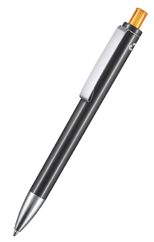 97600_1525_3505_EXOS_RECYCLED_RITTER-PEN_Kugelschreiber Ritter Pen Kugelschreiber EXOS RECYCLED 97600 Schwarz-Mango-Gelb 1525-3505