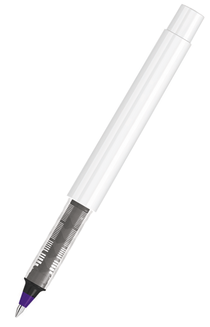 UMA Rollerball RECYCLED PET PEN PRO R weiß 0-2252 Dunkelviolett