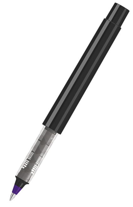 UMA Rollerball RECYCLED PET PEN PRO R schwarz 0-2252 Dunkelviolett