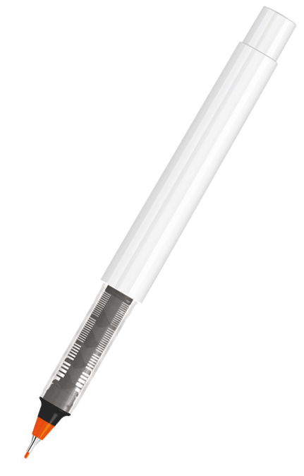 UMA Fineliner RECYCLED PET PEN PRO FL weiß 0-2254 Orange