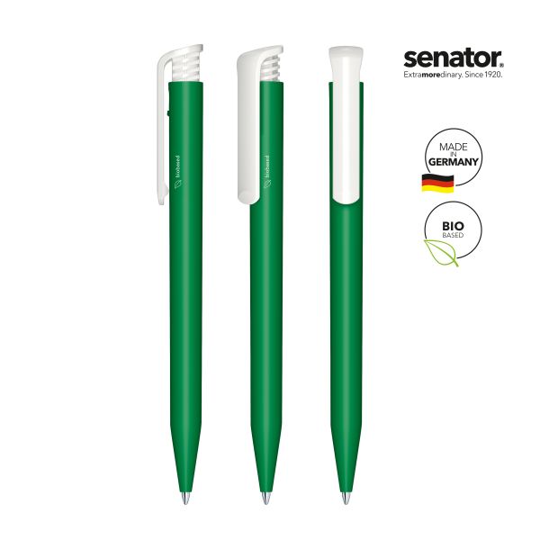 SENATOR Bio Kugelschreiber SUPER HIT 3300 matt Dunkelgrün Pantone 347