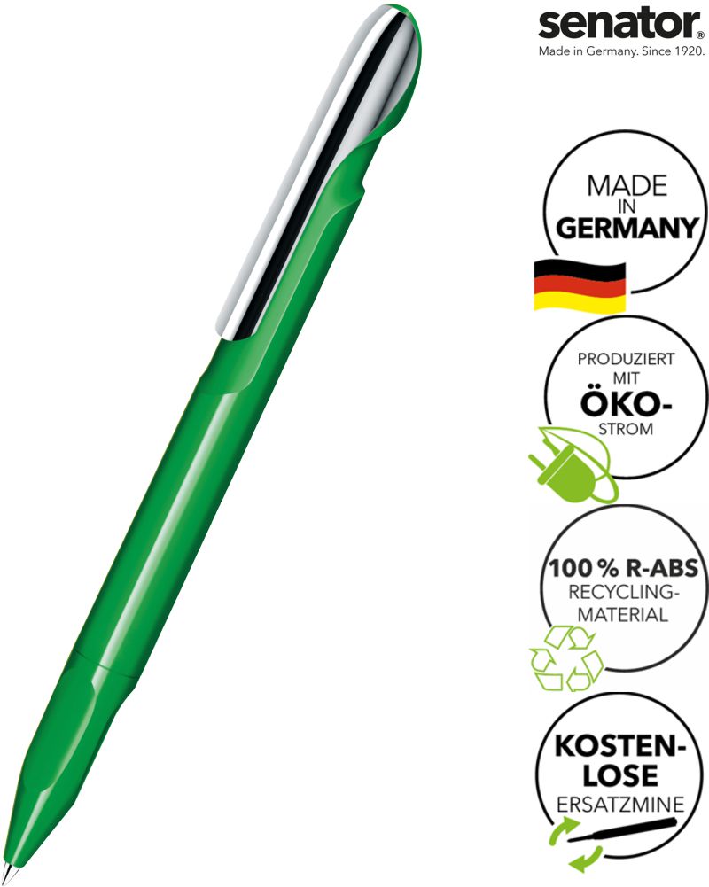 SENATOR Kugelschreiber EVOXX POLISHED RECYCLED MC 3277 - Grün